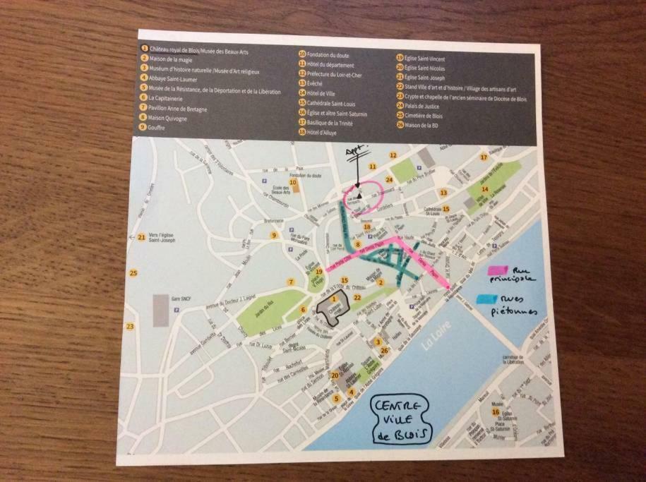 Loire Velo 3 Appartements Moderne Velo Parking 20 Places Velos Centre Ville Historique Blois Bagian luar foto